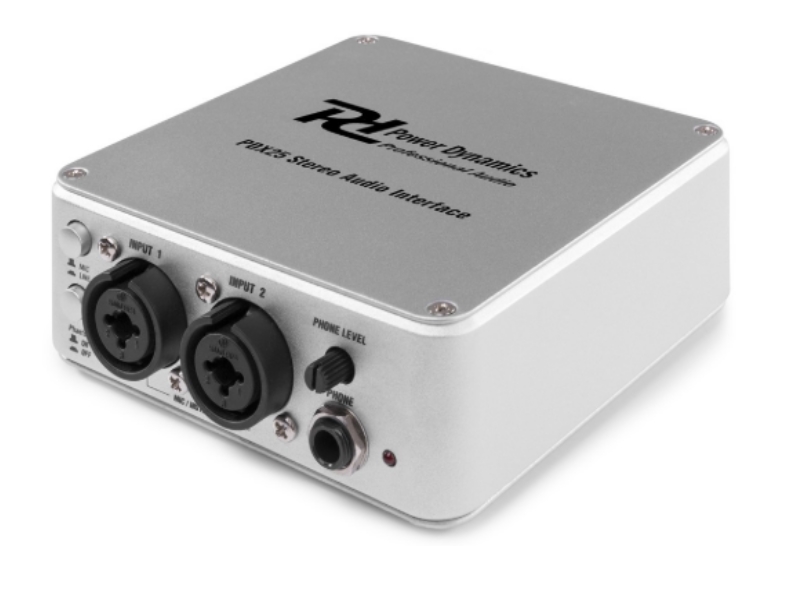 Power Dynamics PDX25 Interface de audio USB 2Canales